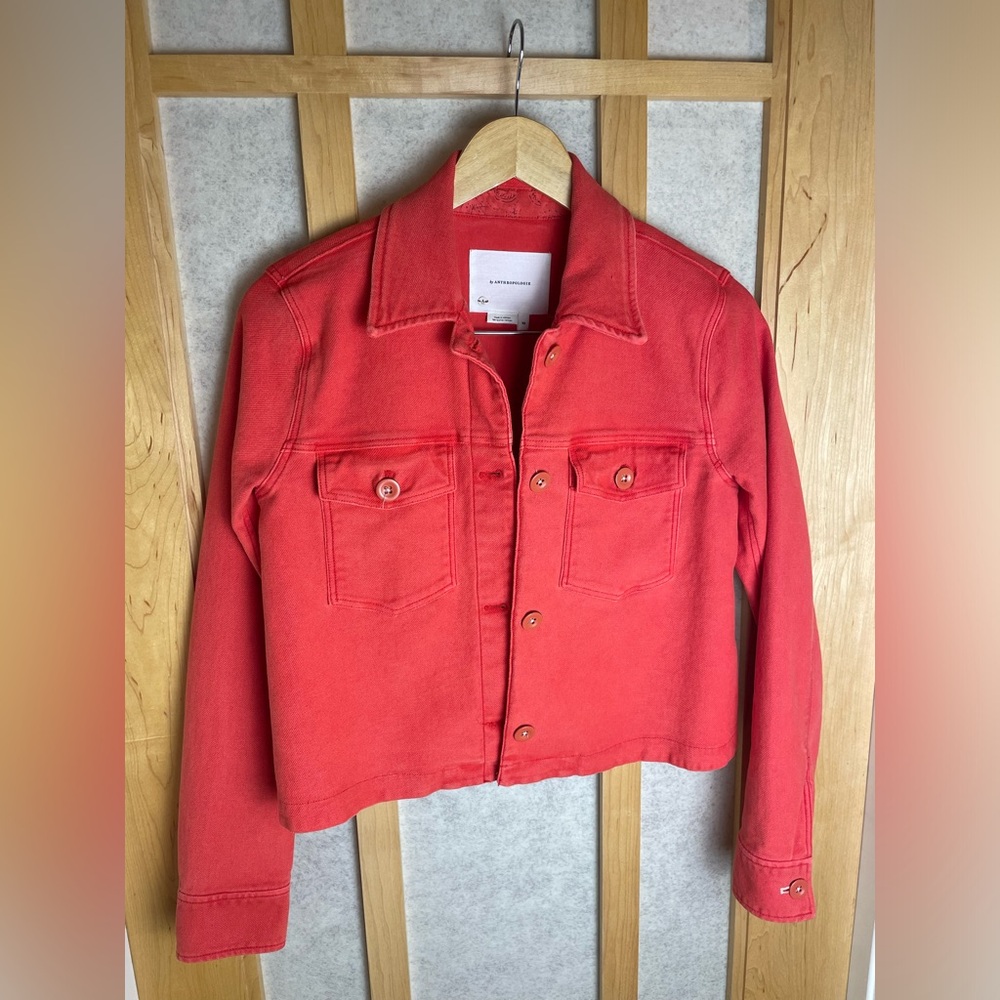 Anthropologie Marilee Trucker Jacket XS